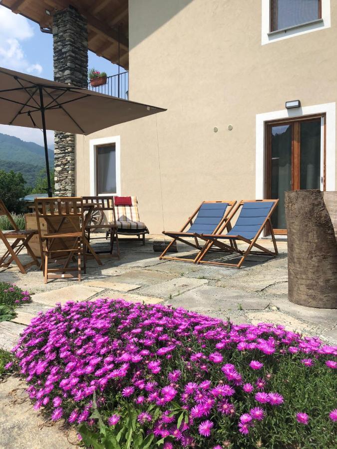 Semi Al Vento: La Bio-Casa Nel Giardino Incantato! Apartamento Paesana Exterior foto