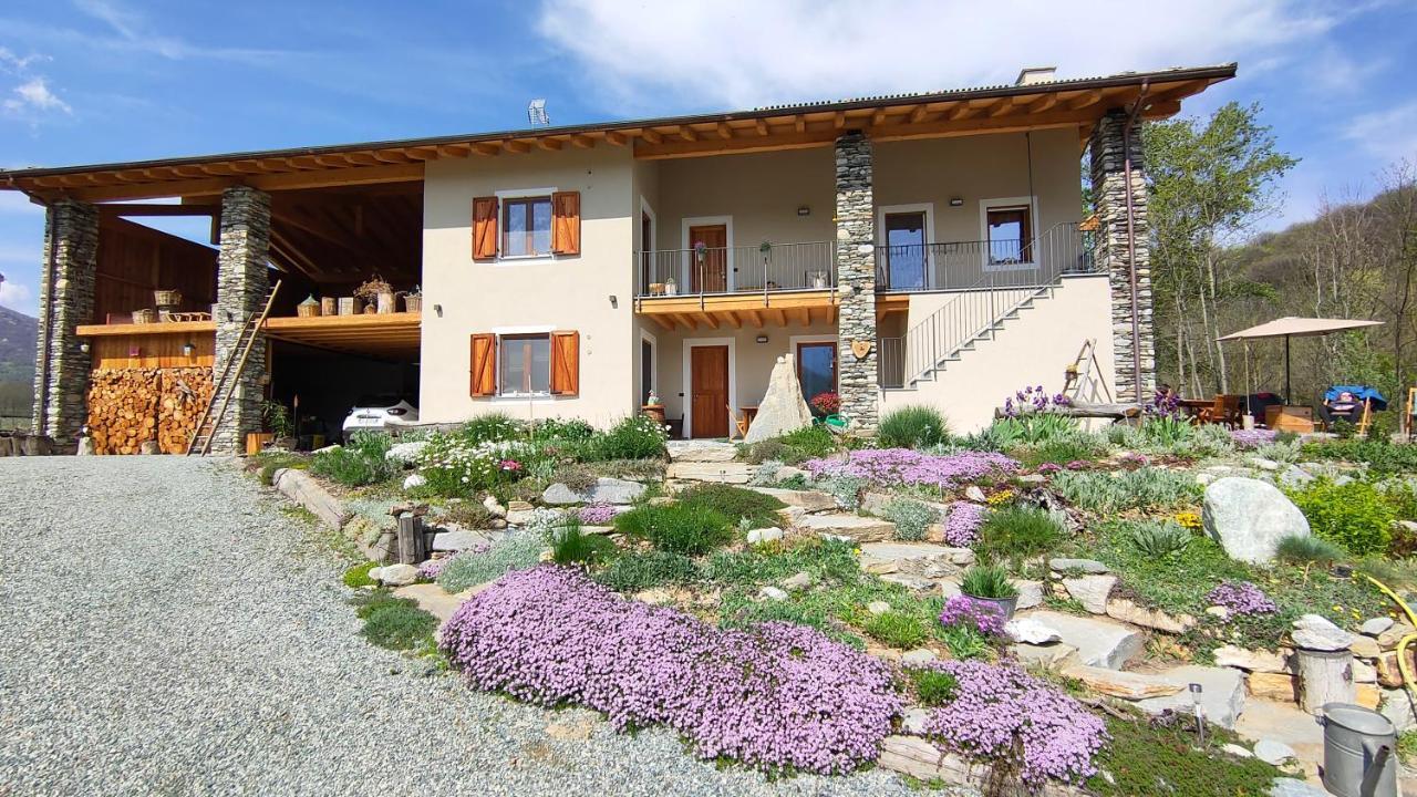 Semi Al Vento: La Bio-Casa Nel Giardino Incantato! Apartamento Paesana Exterior foto